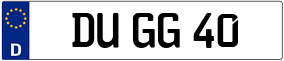 Truck License Plate
